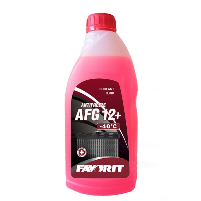 FAVORIT Antifreeze AFG красный G12+ 1L 1