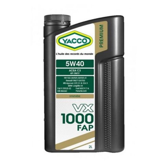 YACCO VX 1000 FAP 5W40 1L 1